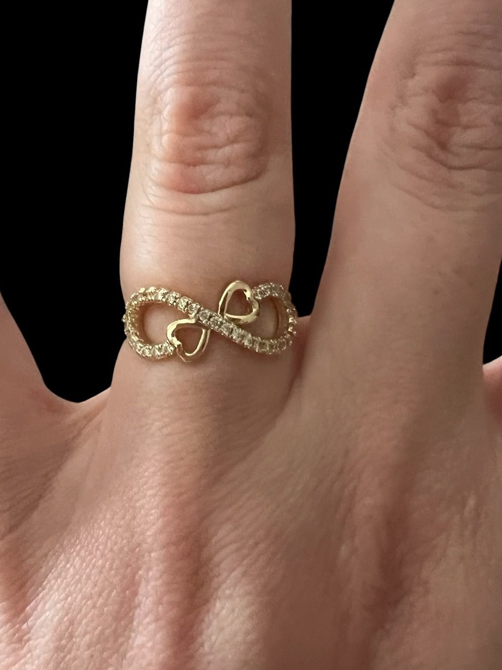 18k Gold Plated Infinity Ring
